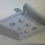 solidworksで板金部品を描くのは楽しいね♪
