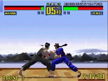 『バーチャファイター』(セガサターン)