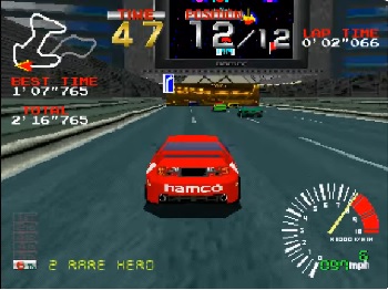『リッジレーサー』(プレイステーション(PS1))