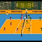 『バレーボール』（ファミリーコンピュータ ディスクシステム）