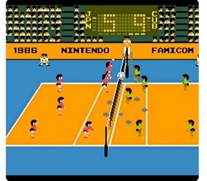 『バレーボール』（ファミリーコンピュータ ディスクシステム）