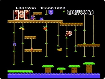 『ドンキーコングJR.』（ファミリーコンピュータ）