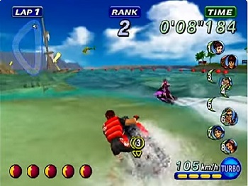 『ウェーブレース ブルーストーム』（ゲームキューブ）