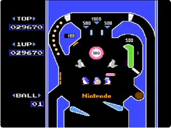 『ピンボール』（ファミリーコンピュータ）