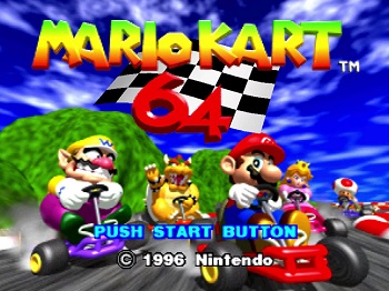 『マリオカート64』（NINTENDO64）