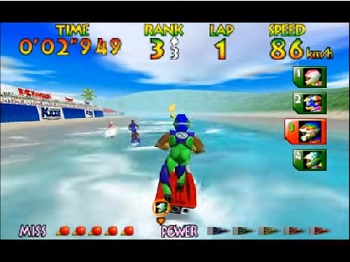『ウェーブレース64』（NINTENDO64）