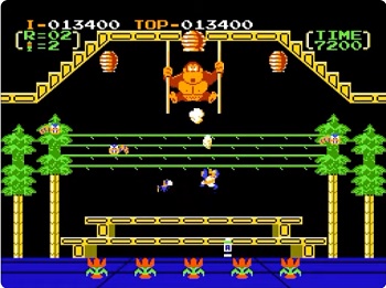 『ドンキーコング3』(ファミリーコンピュータ)
