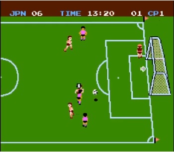『サッカー』（ファミリーコンピュータ）