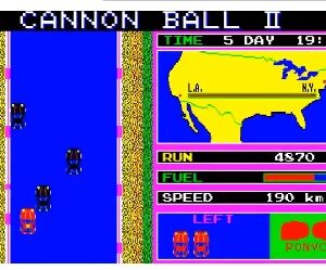 『キャノンボール2』（パソコンゲーム）