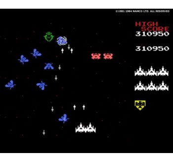 『ギャラガ』（パソコンゲーム）