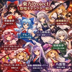 『東方Project』のキャラクター一覧です♪