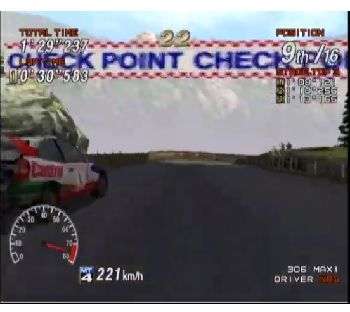 『セガラリー2』（ドリームキャスト）