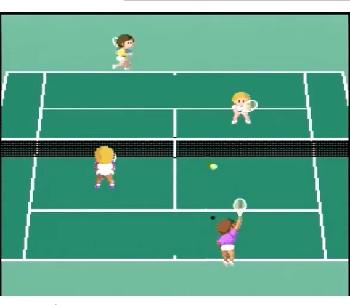 『プロテニス ワールドコート』（PCエンジン）
