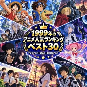 1999年のアニメの人気ランキングベスト30
