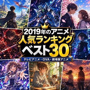 2019年のアニメの人気ランキングベスト30