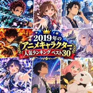 2019年のアニメキャラクターの人気ランキングベスト30