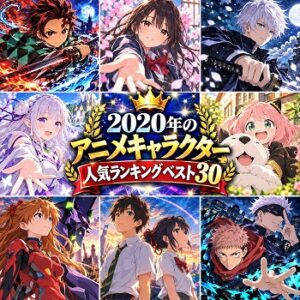 2020年のアニメキャラクターの人気ランキングベスト30