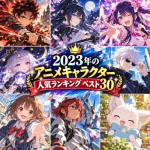 2023年のアニメキャラクターの人気ランキングベスト30