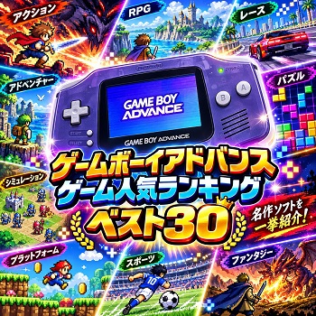 『ゲームボーイアドバンス』（ゲーム）の人気ランキングベスト30