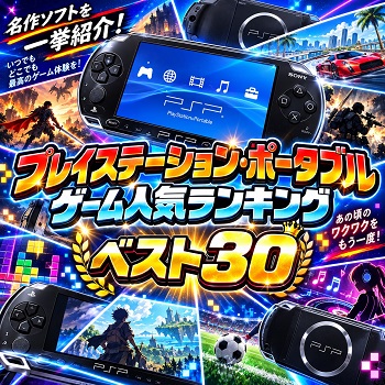 『プレイステーション・ポータブル』（ゲーム）の人気ランキングベスト30