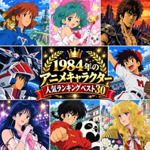 1984年のアニメキャラクターの人気ランキングベスト30