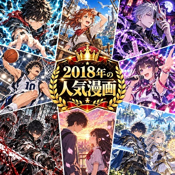 2018年の漫画・コミックの人気ランキングベスト30