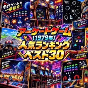 『アーケードゲーム』（1979年）の人気ランキングベスト30