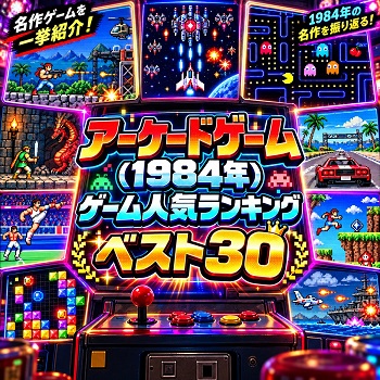 『アーケードゲーム』（1984年）の人気ランキングベスト30