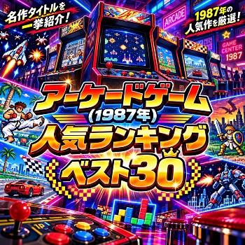 『アーケードゲーム』（1987年）の人気ランキングベスト30