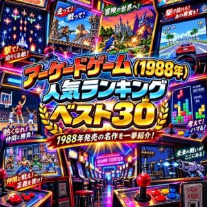『アーケードゲーム』（1988年）の人気ランキングベスト30
