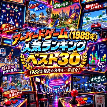 『アーケードゲーム』（1988年）の人気ランキングベスト30