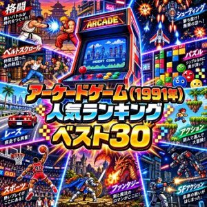 『アーケードゲーム』（1991年）の人気ランキングベスト30