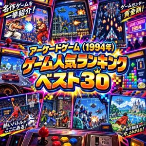 『アーケードゲーム』（1994年）の人気ランキングベスト30