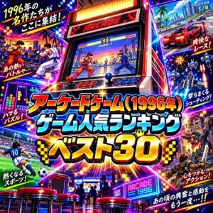 『アーケードゲーム』（1996年）の人気ランキングベスト30
