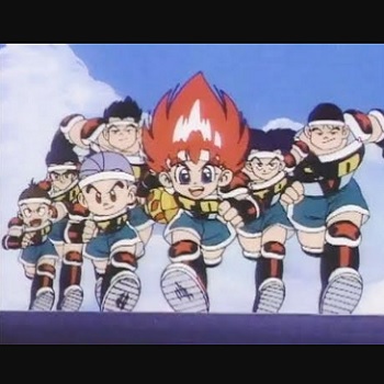 『炎の闘球児 ドッジ弾平』（1991年）（テレビアニメ）